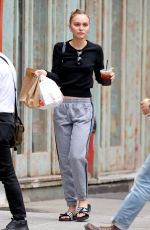 LILY-ROSE DEPP Out for Snacks in New York 10/14/2019