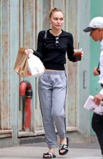 LILY-ROSE DEPP Out for Snacks in New York 10/14/2019