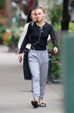 LILY-ROSE DEPP Out for Snacks in New York 10/14/2019