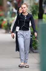 LILY-ROSE DEPP Out for Snacks in New York 10/14/2019