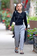 LILY-ROSE DEPP Out for Snacks in New York 10/14/2019