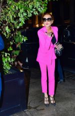 LINDSAY LOHAN Leaves Mercer Hotel in New York 10/23/2019