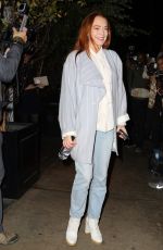 LINDSAY LOHAN Leaves Mercer Hotel in New York 10/24/2019