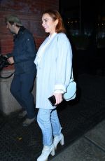 LINDSAY LOHAN Leaves Mercer Hotel in New York 10/24/2019