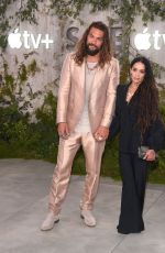 LISA BONET and Jason Momoa at See Premiere in Westwood 10/21/2019