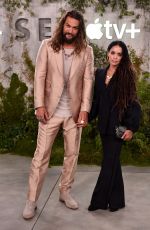 LISA BONET and Jason Momoa at See Premiere in Westwood 10/21/2019