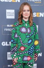 LIV HEWSON at 2019 Glsen Respect Awards in Beverly Hills 10/25/2019