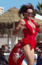 LIZZIE CUNDY in Swimsuit at a Beach in Marbella 10/06/2019
