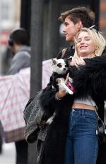 LOTTIE MOSS and Sam Prince Out in Chelsea in London 10/10/2019