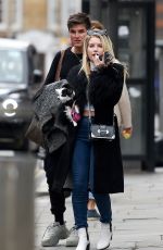 LOTTIE MOSS and Sam Prince Out in Chelsea in London 10/10/2019