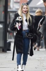 LOTTIE MOSS and Sam Prince Out in Chelsea in London 10/10/2019
