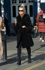 LOTTIE MOSS Out on Portobello Road in Harrow 10/22/2019