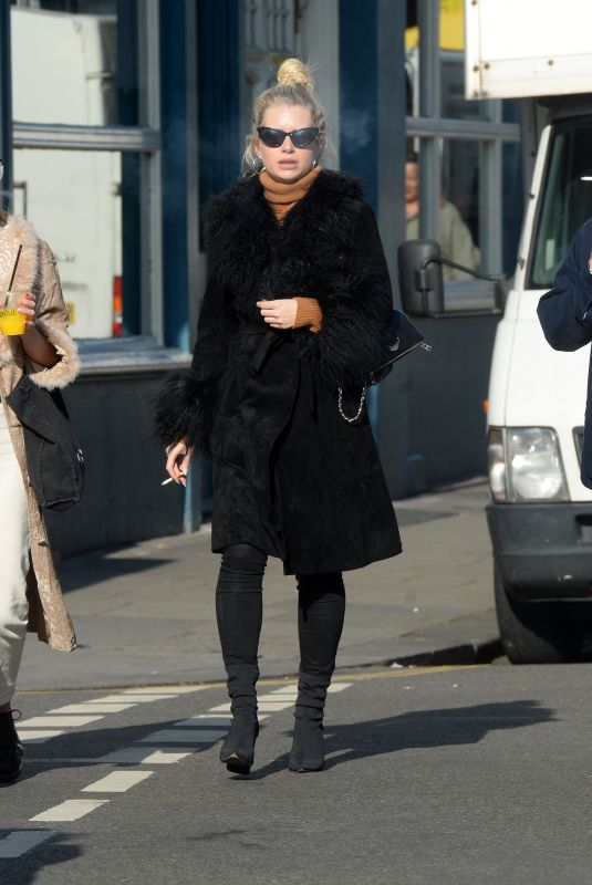 LOTTIE MOSS Out on Portobello Road in Harrow 10/22/2019