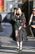 LUCY BOYNTON Arrives at Jimmy Kimmel Live in Los Angeles 09/30/2019