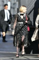 LUCY BOYNTON Arrives at Jimmy Kimmel Live in Los Angeles 09/30/2019