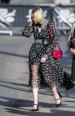 LUCY BOYNTON Arrives at Jimmy Kimmel Live in Los Angeles 09/30/2019