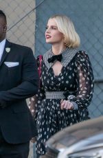 LUCY BOYNTON Arrives at Jimmy Kimmel Live in Los Angeles 09/30/2019