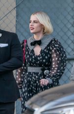 LUCY BOYNTON Arrives at Jimmy Kimmel Live in Los Angeles 09/30/2019