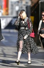 LUCY BOYNTON Arrives at Jimmy Kimmel Live in Los Angeles 09/30/2019