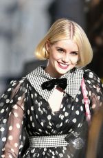 LUCY BOYNTON Arrives at Jimmy Kimmel Live in Los Angeles 09/30/2019