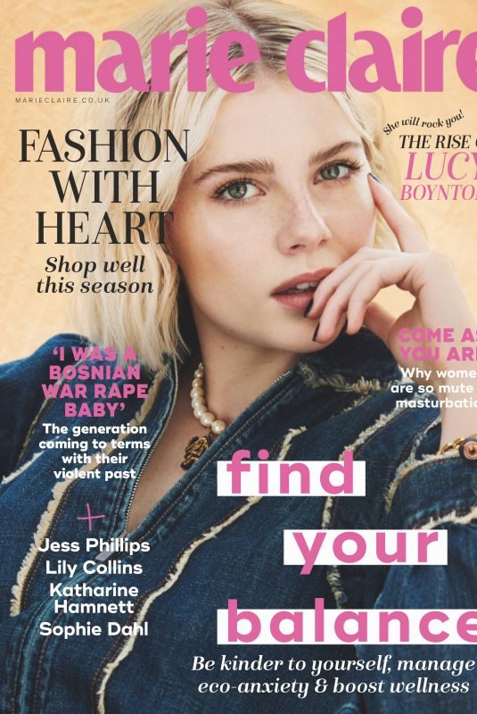 LUCY BOYNTON in Marie Claire Magazine, UK November 2019