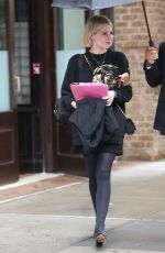 LUCY BOYNTON Leaves Her Hotel in New York 10/03/2019