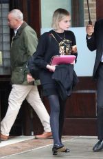LUCY BOYNTON Leaves Her Hotel in New York 10/03/2019