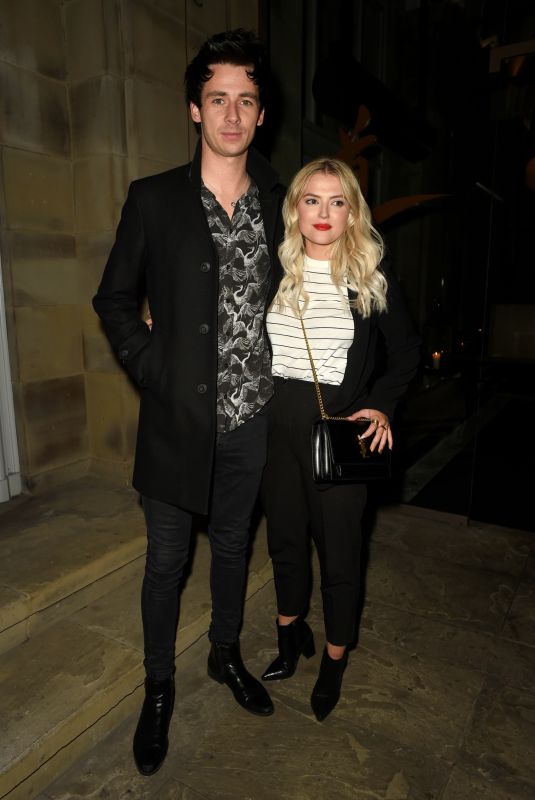 LUCY FAKKON and Tom Leech at Peter Street Kitchen Restaurant in Manchester 10/19/2019