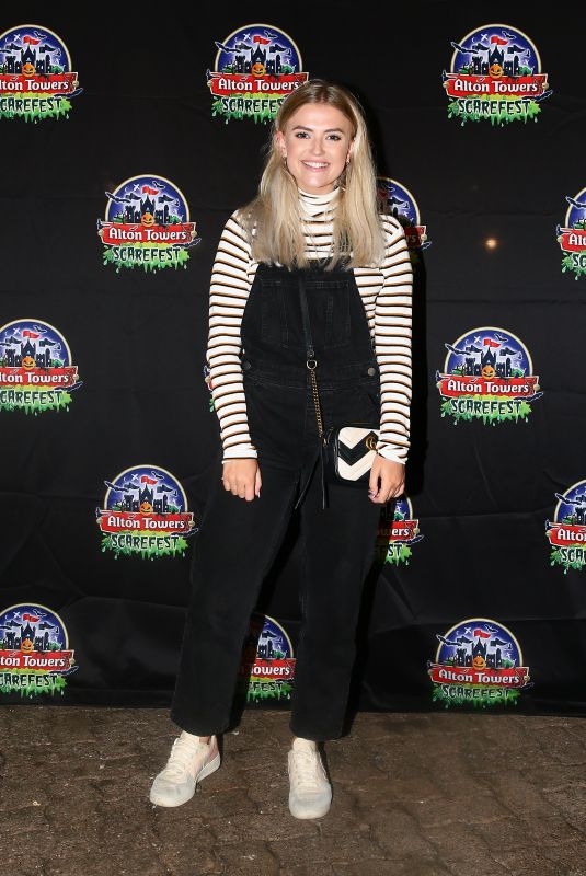 LUCY FALLON at Alton Towers Scarefest 10/04/2019