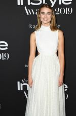 LUCY FRY at 2019 Instyle Awards in Los Angeles 10/21/2019