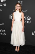 LUCY FRY at 2019 Instyle Awards in Los Angeles 10/21/2019