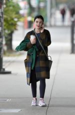 LUCY HALE Leaves a Gym in New York 10/06/2019