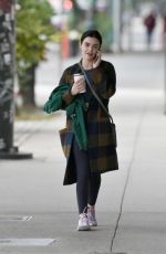 LUCY HALE Leaves a Gym in New York 10/06/2019