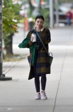 LUCY HALE Leaves a Gym in New York 10/06/2019
