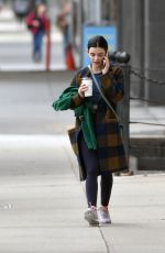 LUCY HALE Leaves a Gym in New York 10/06/2019