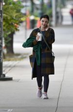LUCY HALE Leaves a Gym in New York 10/06/2019