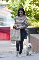 LUCY HALE Out Shopping in New York 10/08/2019