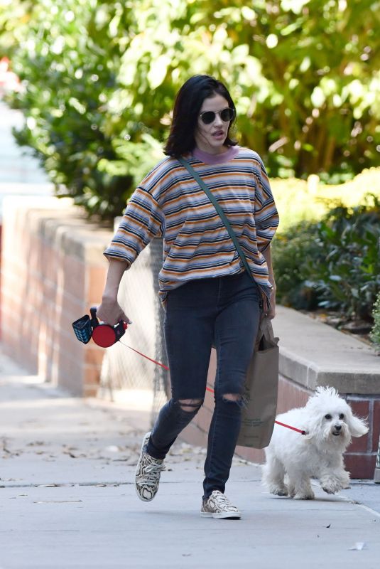 LUCY HALE Out Shopping in New York 10/08/2019