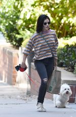 LUCY HALE Out Shopping in New York 10/08/2019