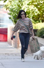 LUCY HALE Out Shopping in New York 10/08/2019
