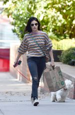 LUCY HALE Out Shopping in New York 10/08/2019