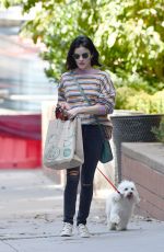 LUCY HALE Out Shopping in New York 10/08/2019