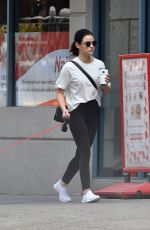 LUCY HALE Out with Her Dog in New York 09/30/2019