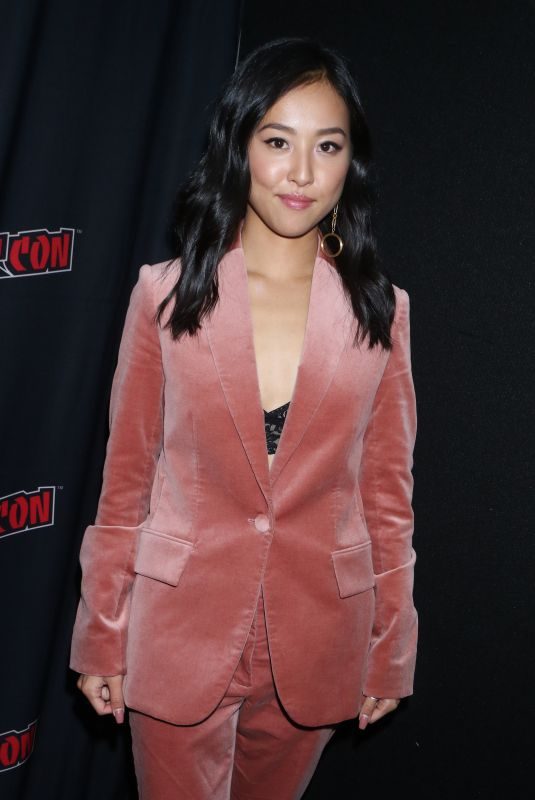 LYRICA OKANO at Runaways Show Panel at 2019 New York Comic Con 10/04/2019