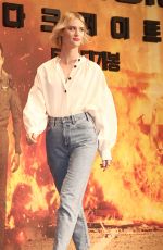MACKENZIE DAVIS and NATALIA REYES at Terminator: Dark Fate Publicity Event in Seoul 10/21/2019