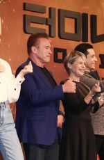 MACKENZIE DAVIS and NATALIA REYES at Terminator: Dark Fate Publicity Event in Seoul 10/21/2019