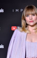 MADDIE HASSON at Impulse, Season 2 Special Screening in West Hollywood 01/15/2019