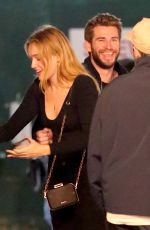 MADDISON BROWN and Liam Hemsworth Out in New York 10/11/2019