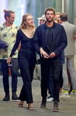 MADDISON BROWN and Liam Hemsworth Out in New York 10/11/2019