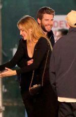 MADDISON BROWN and Liam Hemsworth Out in New York 10/11/2019